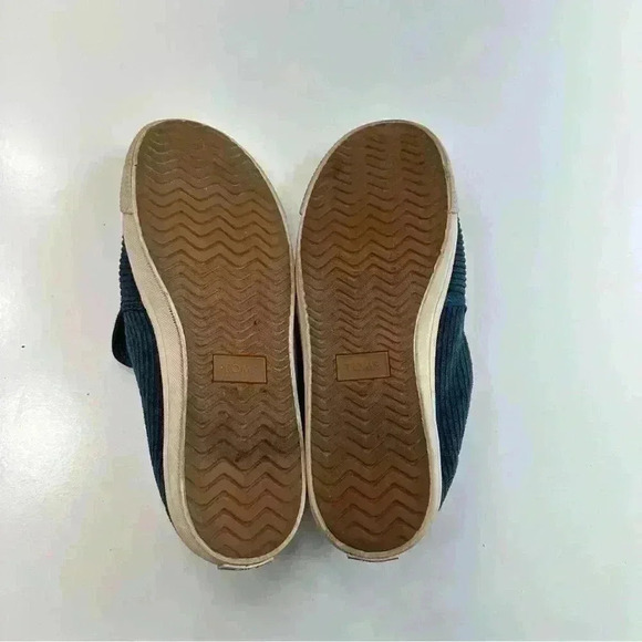 TOMS Shoes Women’s Slip On Loafers Corduroy Blue Size 6 - Picture 8 of 8